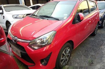 Red Toyota Wigo 2018 for sale in Quezon City