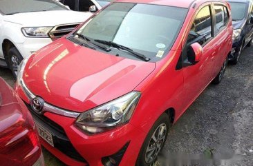 Red Toyota Wigo 2018 for sale in Quezon City