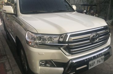 Pearl White Toyota Land Cruiser 2018 for sale in Pasig