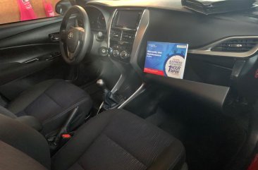 Red Toyota Yaris 2018 for sale in Quezon City