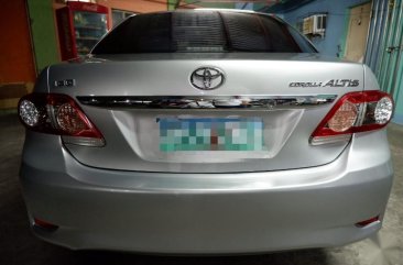 Silver Toyota Corolla Altis 2013 for sale in Quezon City