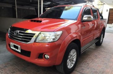 Red Toyota Hilux 2014 for sale in Automatic