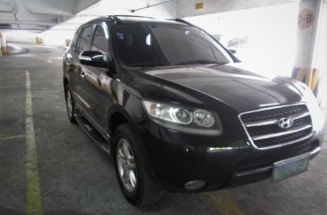 Selling Black Hyundai Santa Fe 2008 in Quezon City