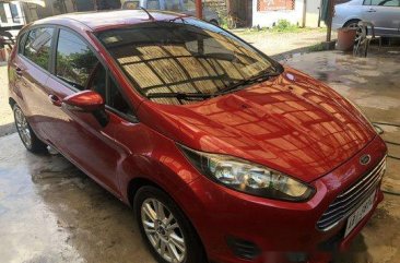 Red Ford Fiesta 2015 for sale in Manila