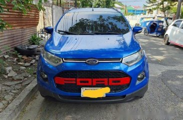 Blue Ford Ecosport 2016 for sale in Automatic