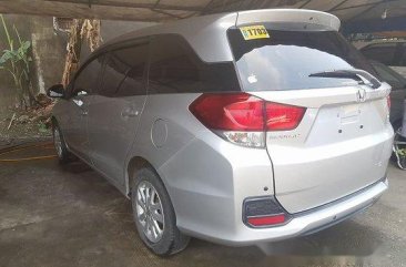 Silver Honda Mobilio 2015 for sale in Automatic