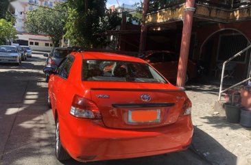 Red Toyota Vios 2009 for sale in Manual