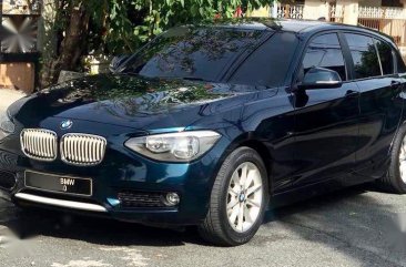 Selling Blue Bmw 118D 2013 in Quezon City