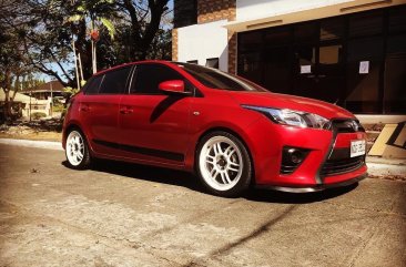 Red Toyota Yaris 2016 for sale in Manila