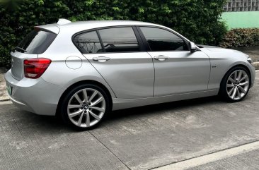 Pearl white Bmw 118I 2013 for sale in Muntinlupa