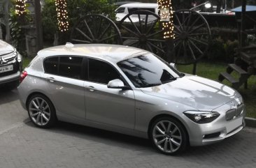 Pearl white Bmw 118I 2013 for sale in Muntinlupa