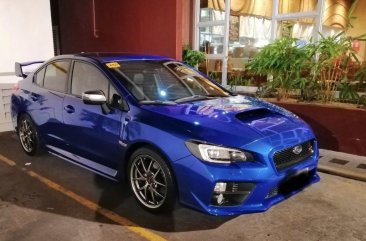 Blue Subaru Wrx 2017 for sale in Manual