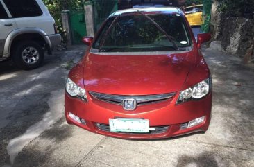 Red Honda Civic 2009 for sale in Manila