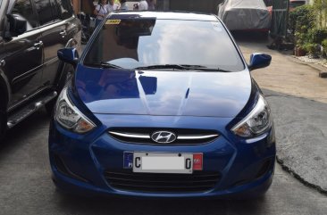 Selling Blue Hyundai Accent 2017 in Quezon City