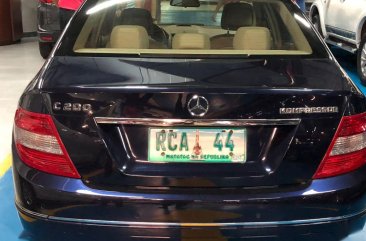 Black Mercedes-Benz C-Class 2008 for sale in Manila