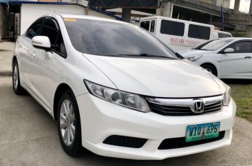 Selling White Honda Civic 2013 in Manila