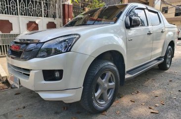 Pearl White Isuzu D-Max 2015 for sale in Pasig 
