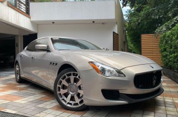 Beige Maserati Quattroporte 2014 for sale in Automatic