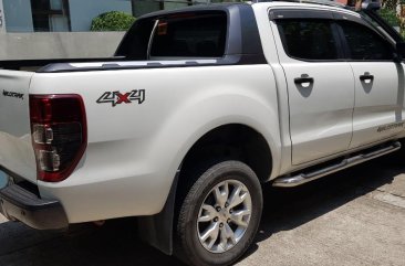 White Ford Ranger 2015 for sale in Manual