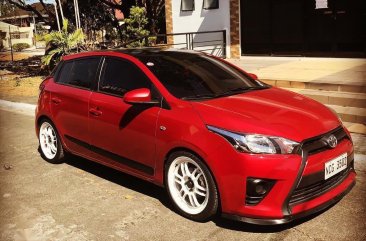 Red Toyota Yaris 2016 for sale in Manila