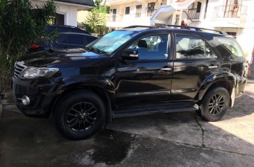 Black Toyota Fortuner 2015 for sale in Automatic