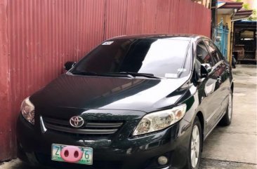Black Toyota Altis 2008 for sale in Manual