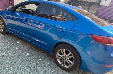 Blue Hyundai Elantra 2017 for sale in Mandaluyong