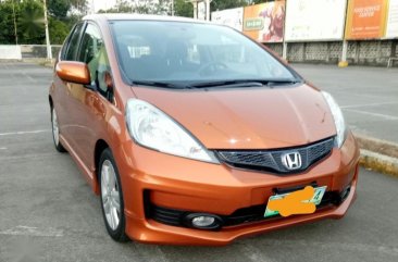 Orange Honda Jazz 2012 for sale in Automatic
