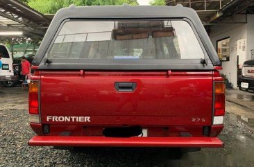 Red Nissan Frontier Navara 2009 for sale in Quezon City 