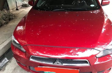 Red Mitsubishi Lancer 2013 for sale in Automatic