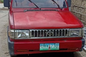 Red Toyota tamaraw 1996 for sale in Manual