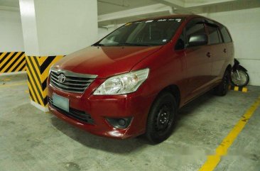 Red Toyota Innova 2013 for sale in Quezon City 