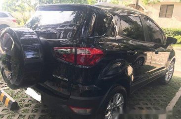 Selling Black Ford Ecosport 2016 at 46000 km