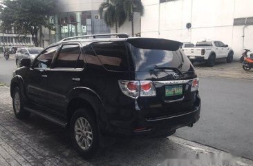 Selling Black Toyota Fortuner 2013 Automatic Gasoline 