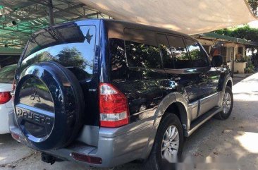 Blue Mitsubishi Pajero 2003 Automatic for sale