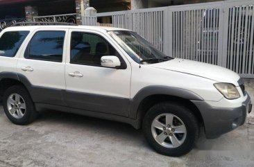 Sell White 2008 Mazda Tribute at 74000 km