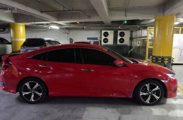 Sell Red 2017 Honda Civic at 13000 km 