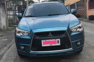 Blue Mitsubishi Asx 2012 at 96000 km for sale