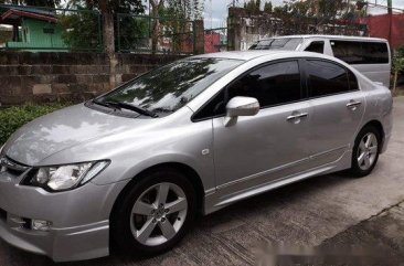 Selling Silver Honda Civic 2007 Manual Gasoline 