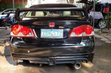 Selling Black Honda Civic 2007 at 120000 km