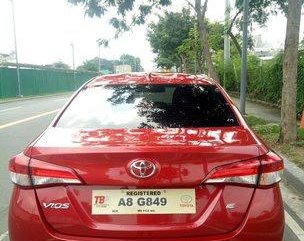 Red Toyota Vios 2018 Manual for sale  