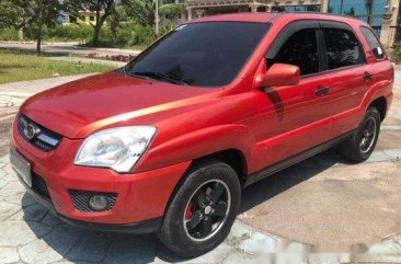 Red Kia Sportage 2009 for sale in Cebu