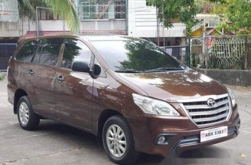 Sell Brown 2015 Toyota Innova at 78000 km 