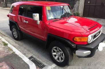 Red Toyota Fj Cruiser 2018 Automatic for sale