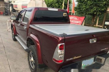 Red Isuzu D-Max 2012 for sale in Santo Tomas