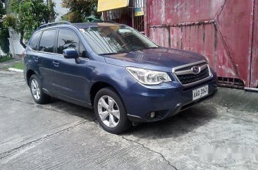 Selling Blue Subaru Forester 2014 at 50900 km 