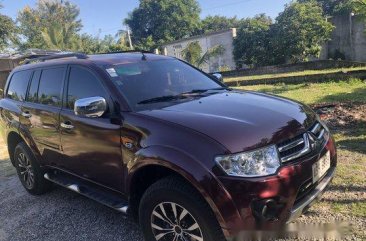 Selling Red Mitsubishi Montero Sport 2014 at 30000 km 