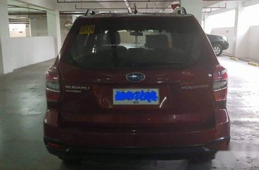 Red Subaru Forester 2016 at 73000 km for sale 