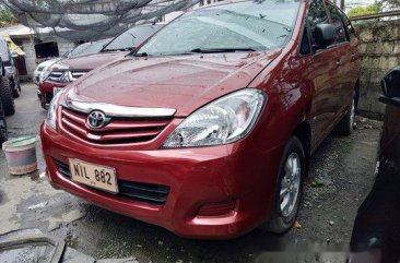 Red Toyota Innova 2009 for sale in Quezon City
