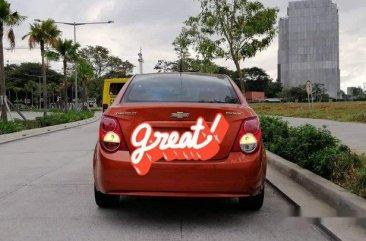 Selling Orange Chevrolet Sonic 2014 in Taguig